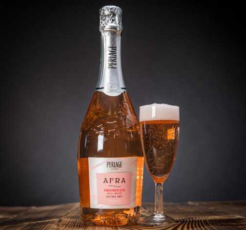 Lahodné Prosecco Perlage Alfa Rosé Extra Dry 0