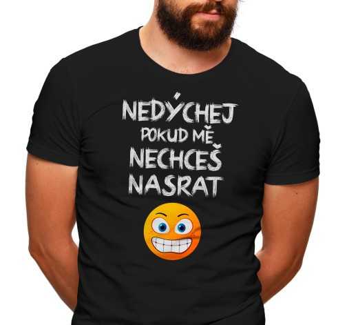 Pánské tričko s potiskem “Nedýchej