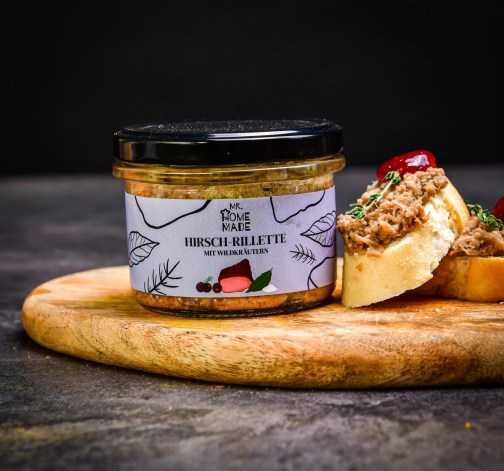 Rillette z jeleního masa s divokým kořením 170 g