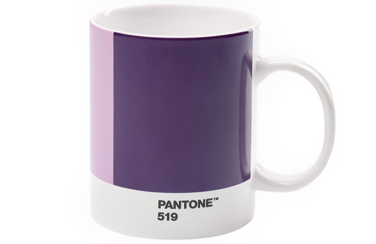 Fialovo-růžový porcelánový hrnek Pantone Limitovaná edice 2 375 ml