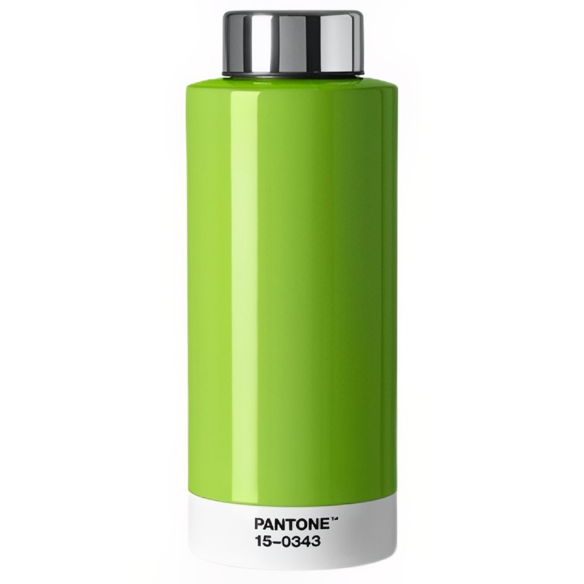 Zelená kovová termoláhev Pantone Green 15-0343 530 ml