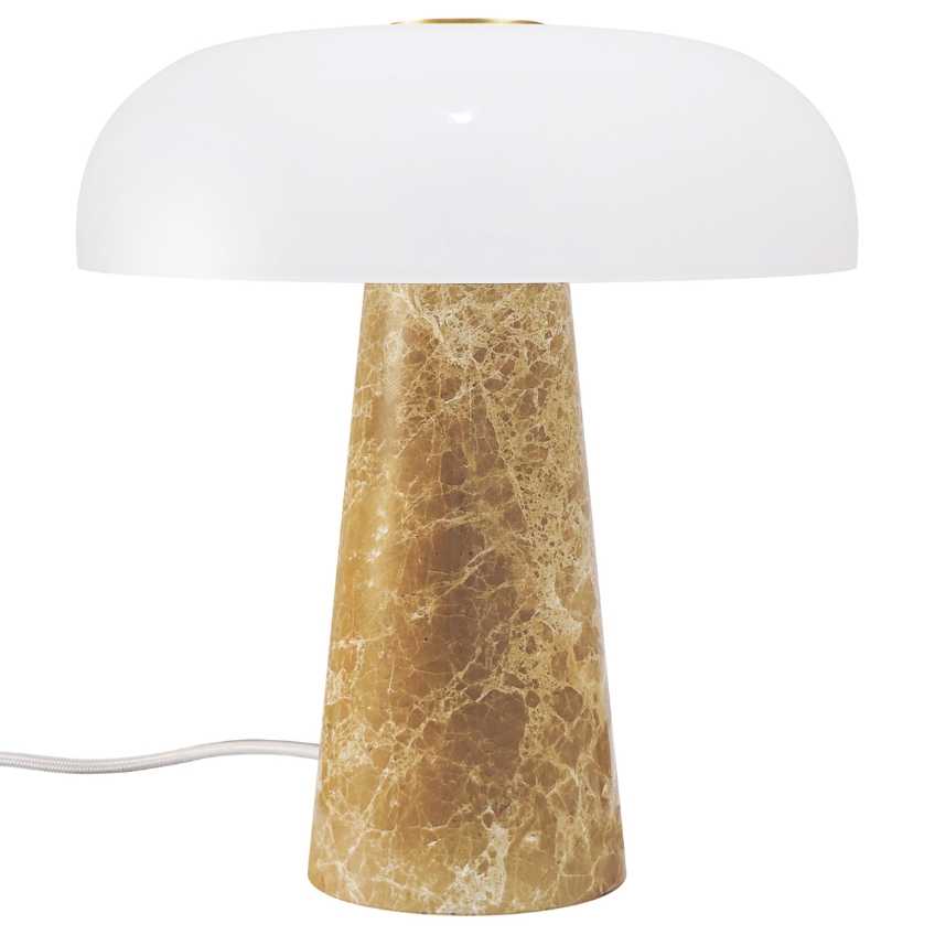 Nordlux Béžová mramorová stolní lampa Glossy Mini