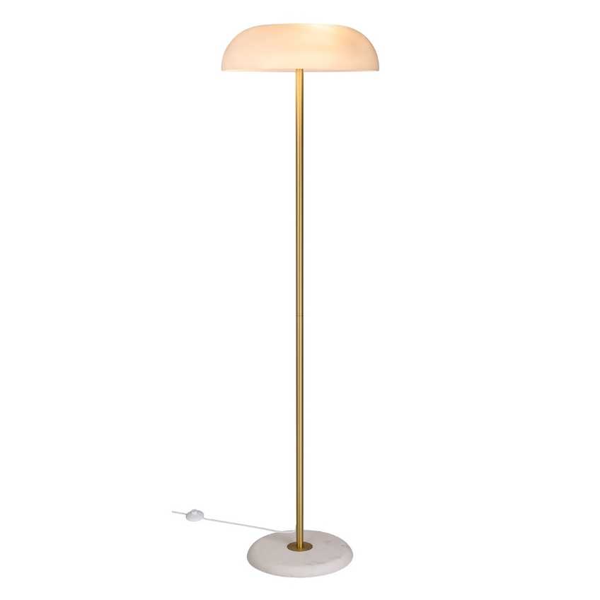 Nordlux Bílá stojací lampa Glossy 143 cm